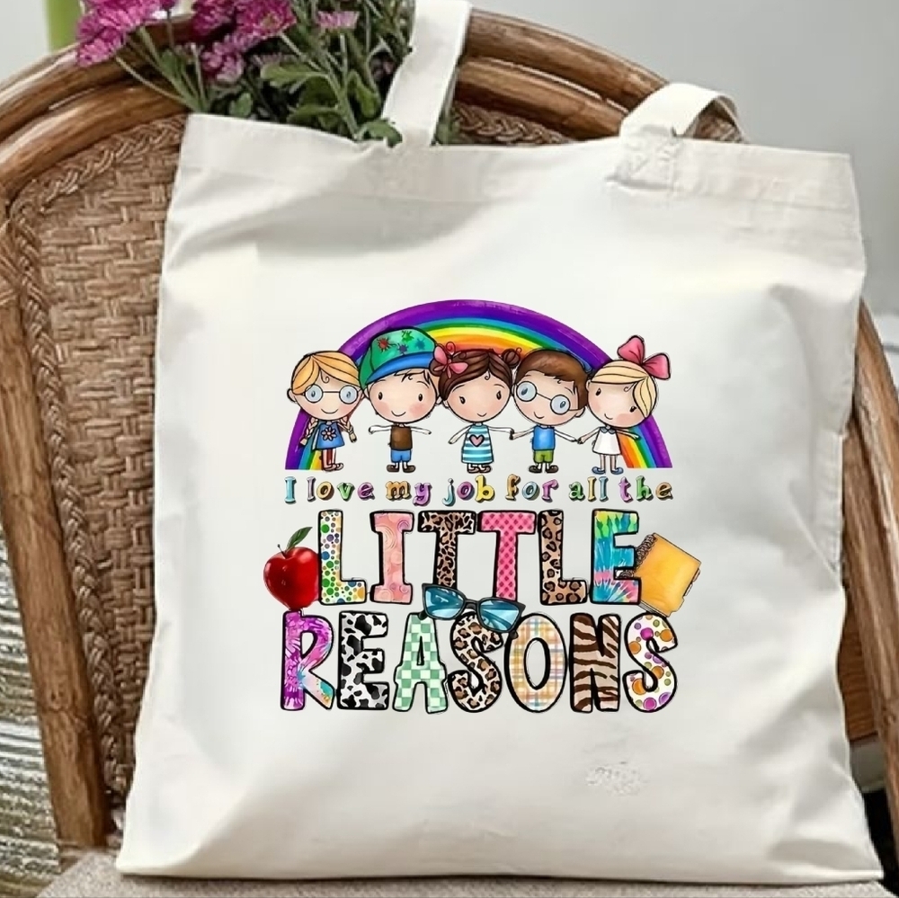 NEW!! Teacher Gift Canvas Tote bag.